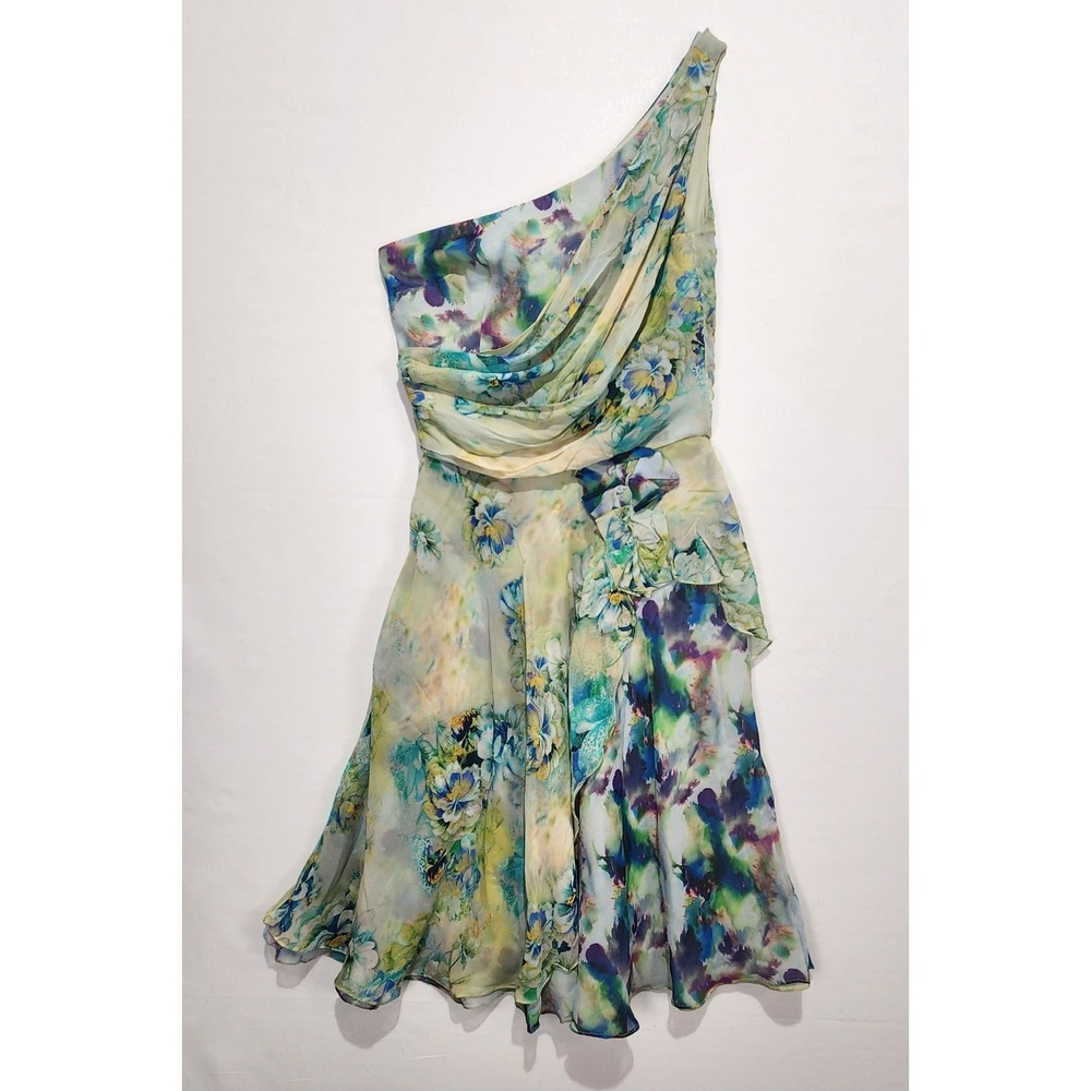 Gabriela Cadena Women's Multicolor Elegant Classy Ruffle Dress Size S